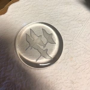 Lennox crystal paperweight